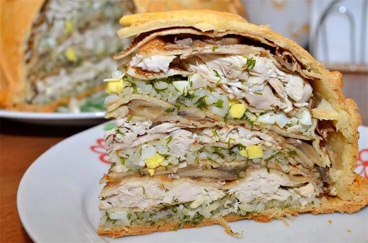 Курник со свининой и картошкой - пошаговый рецепт с фото на Повар.ру