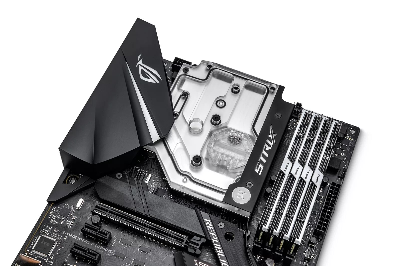 Водоблок EKWB ASUS z390-f. ASUS ROG Strix x470-f. Водоблок am4. ASUS ROG Monoblock.