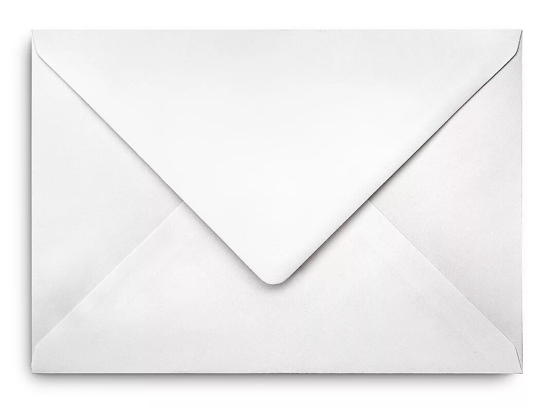 Конверт белый с5 (162х229, треугольный клапан). Закрытый конверт. Конверт белый. Конверты белые бумажные.