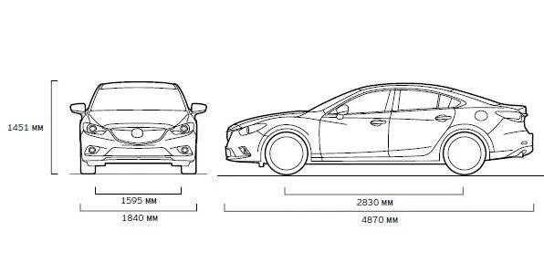 Вес мазда 6. Габариты Мазда 6 GH. Мазда 6 2012 габариты. Габариты Мазда 6 gg. Mazda 6 GH габариты.