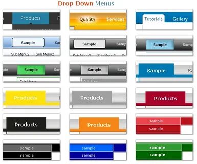 Drop menu