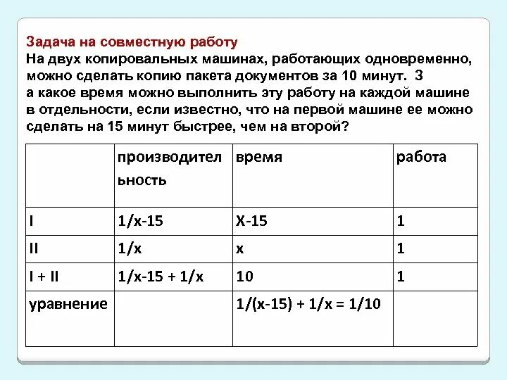 Можно одновременно. Задачи на работу текстовая задача. Задачи на одновременную работу. Решение текстовых задач на работу. Задачи на работу вместе.