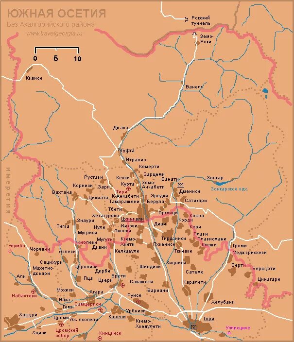 Южная осетия язык. Республика Южная Осетия на карте. Карта Южной Осетии подробная со всеми городами. Географическая карта Южной Осетии. Карта Южной Осетии подробная с городами и поселками.