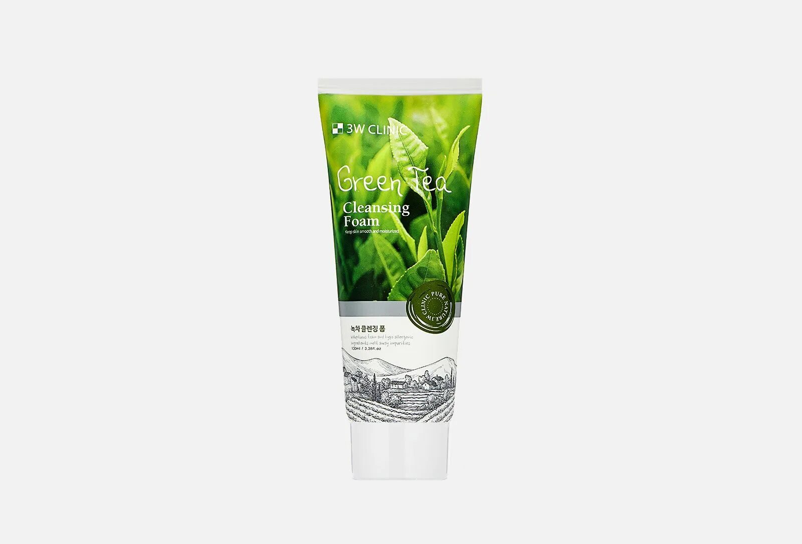 3w Clinic Green Tea Foam Cleansing. 3w Clinic, Green Tea Foam Cleansing, 100 мл. 3w Clinic пенка для умывания зеленый чай. 3w Clinic Green Tea Foam Cleansing пенка для умывания зеленый чай.