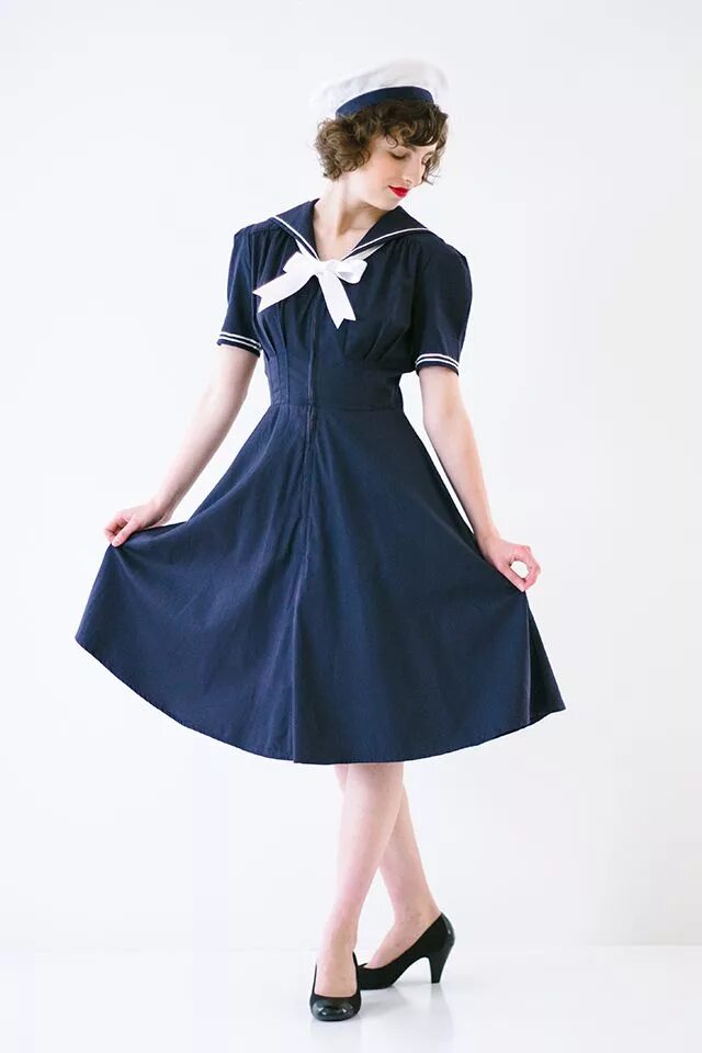 Платье с воротником матроска. Sailor dress. Sailor dress. Sailor dress. Sailor dress.