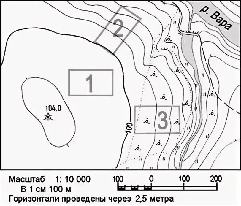 Определите в пределах какого из участков обозначенных. Определите в пределах какого из участков обозначенных. Определите в пределах какого из участков обозначенных. Почвенный слой на топографической карте. Кусок топографической карты.