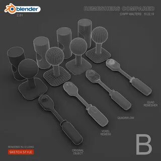Quad remesher blender