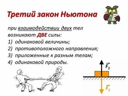 Формула закона механики