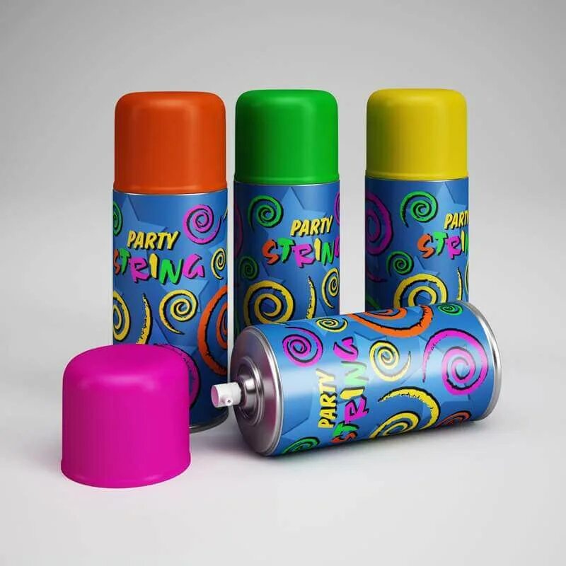 Spray can 3d. Спрей для вечеринок. Party Spray HS code.