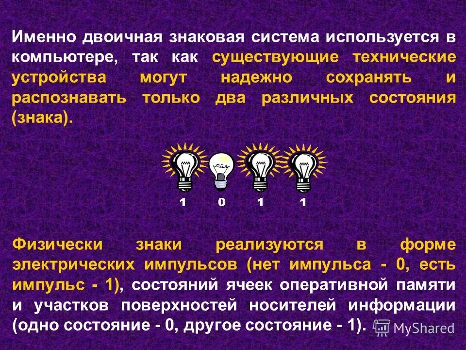 Представление информации с помощью двоичного. Представление информации с помощью двоичного