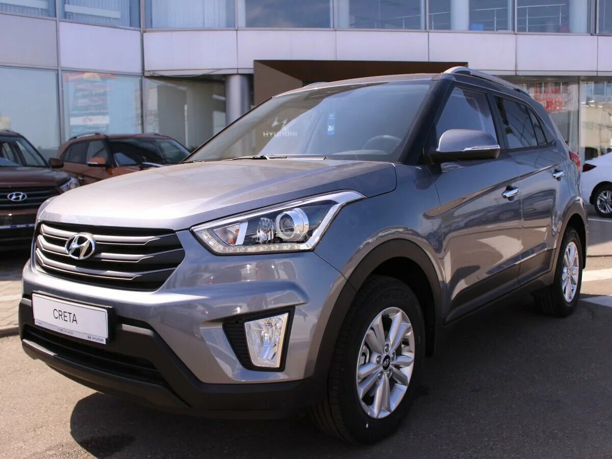 Купить новый Hyundai Creta I 1.6 MT (123 л.с.) бензин механика в Воронеже: серый