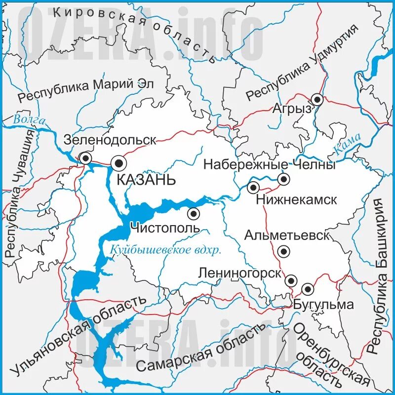 Казань река карта. Татарстан на карте России с границами. Карта Татарстана с реками. Географическая карта Татарстана. Карта водоемов Татарстана.