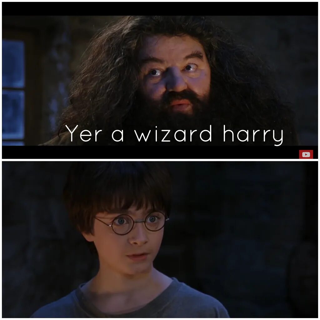 A am wizard. Хагрид wizard.