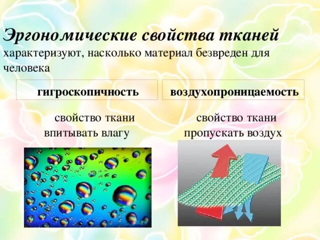 Свойства текстильных материалов гигроскопичность. Воздухопроницаемость хлопковой ткани. Дышащая ткань. Свойства ткани гигроскопичность. Способность пропускать воду