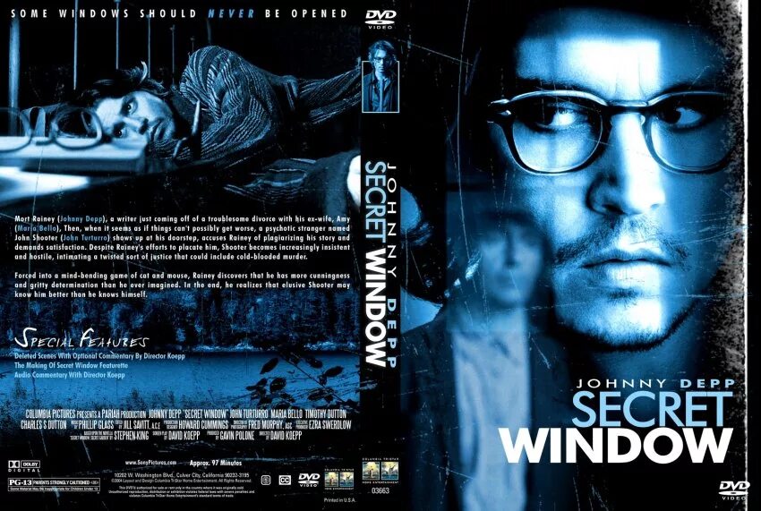 Secret win. Тайное окно (2004). Тайное окно / Secret Window (2004).