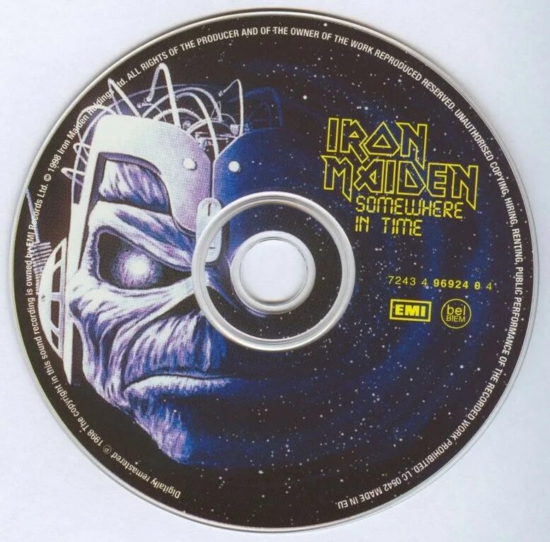 Iron Maiden somewhere in time диск. Iron Maiden 1980 CD. Iron Maiden 1986. Группа Айрон мейден 1986.