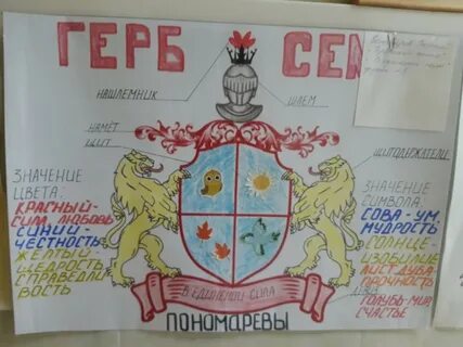 Поделка в сад герб семьи - 69 фото с фото