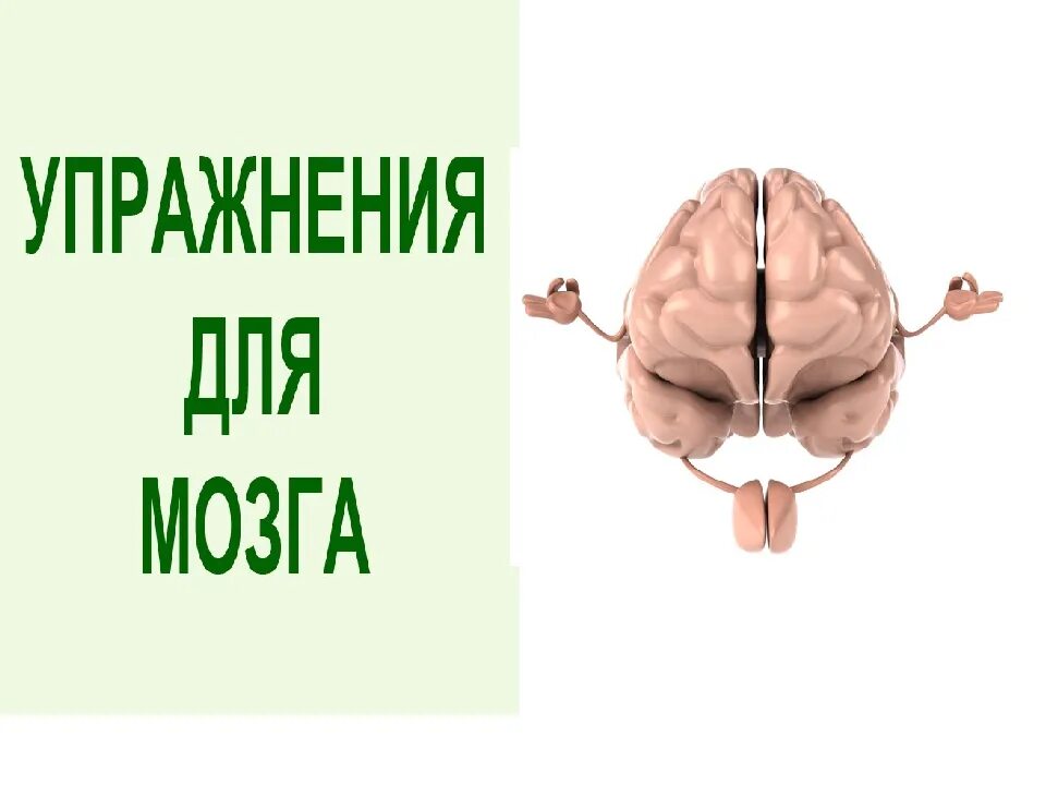 Мозги расслабились. Гимнастика мозга. Полезные упражнения для мозга. Упражнения для мозгов. Мозговые упражнения.