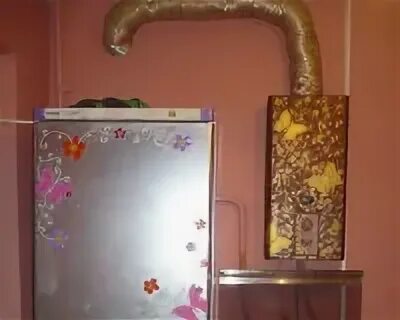 Задекорировать газовый котел