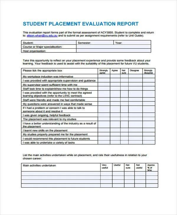 Students assessment. Student evaluation. Student evaluation form. Evaluation list for pupils. Assessment Report.