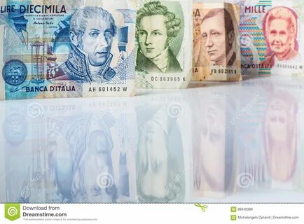 Итальянские лиры в доллары