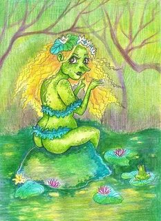 Страшная кикимора рисунок - 65 фото