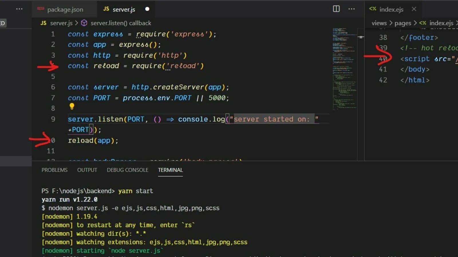 Серверы js