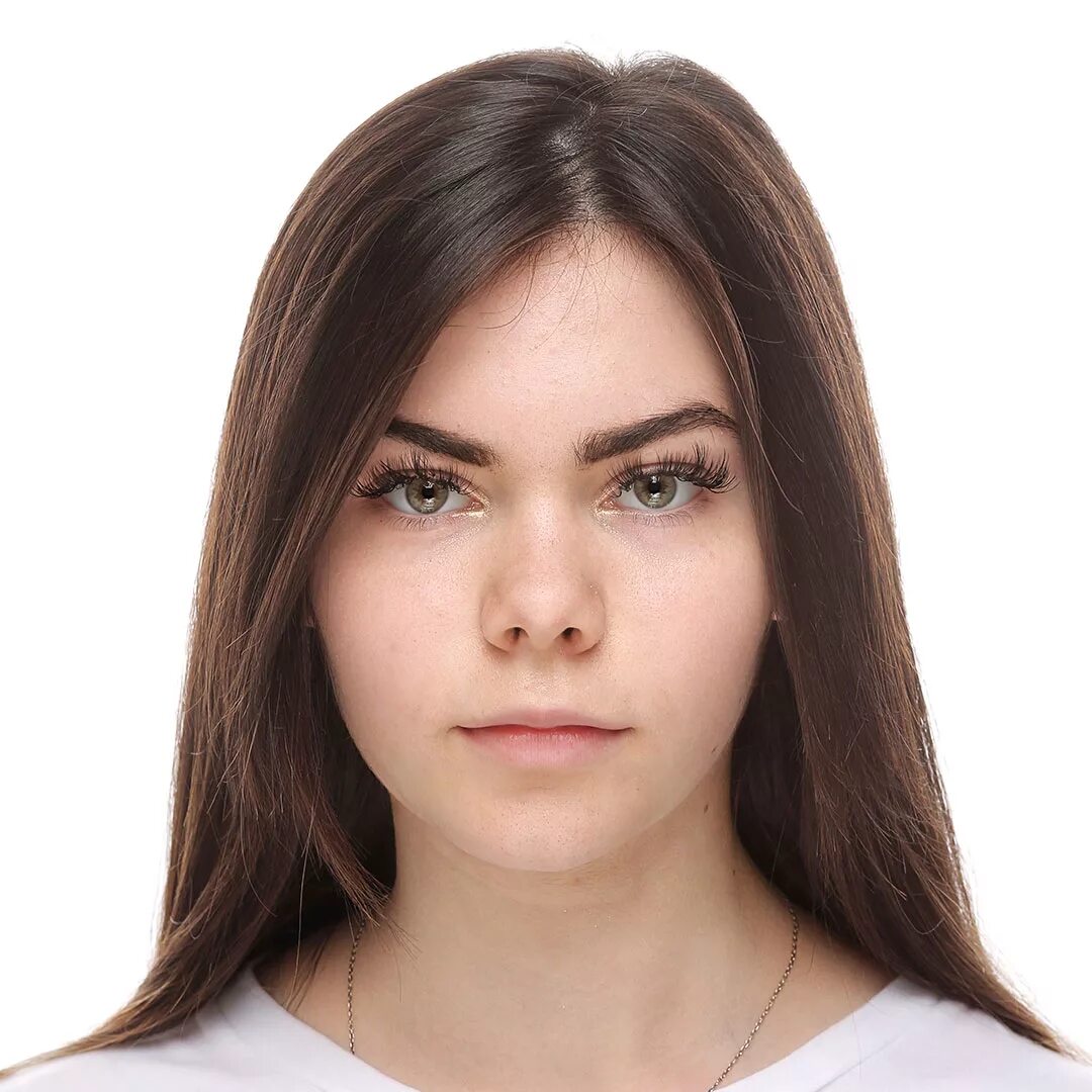 Лицо 18 см. Лицо девушки. лицо девушки анфас.