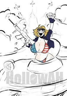 countryhumans, rule 63, tagme, text, america (countrybimbo), american flag,...