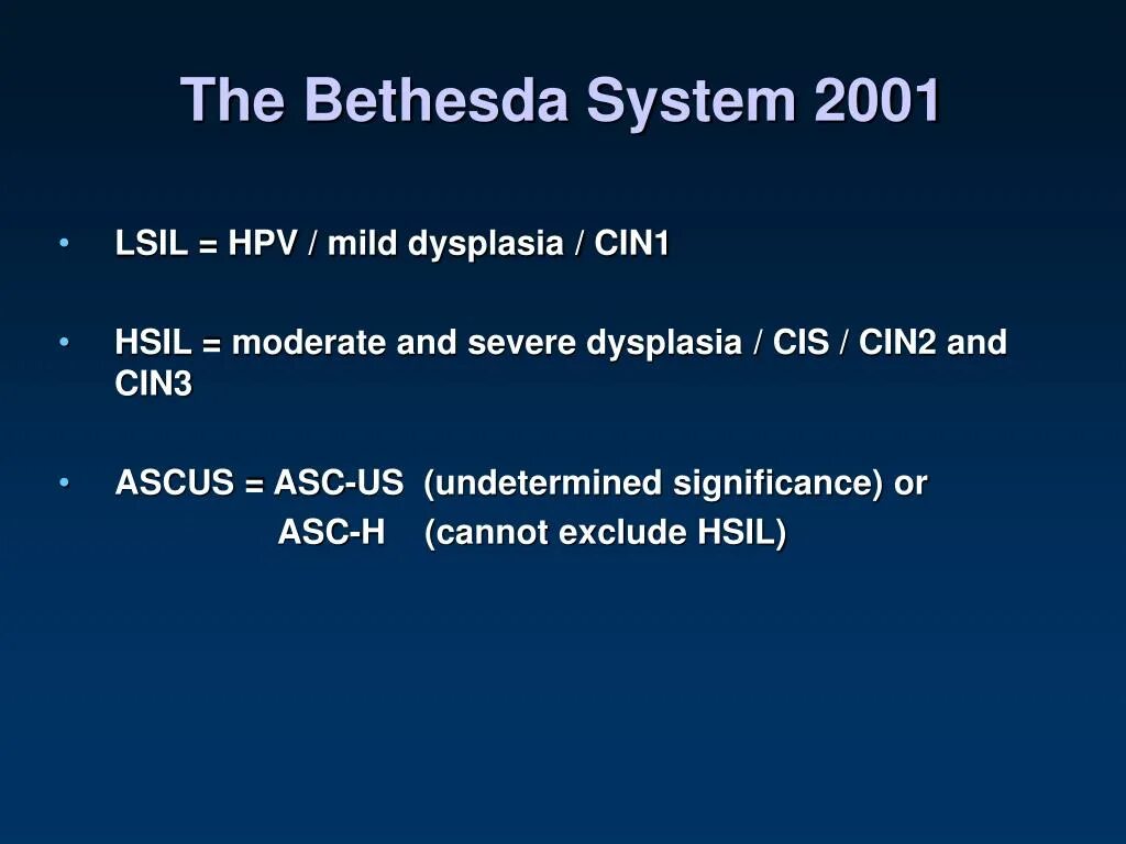 The bethesda system