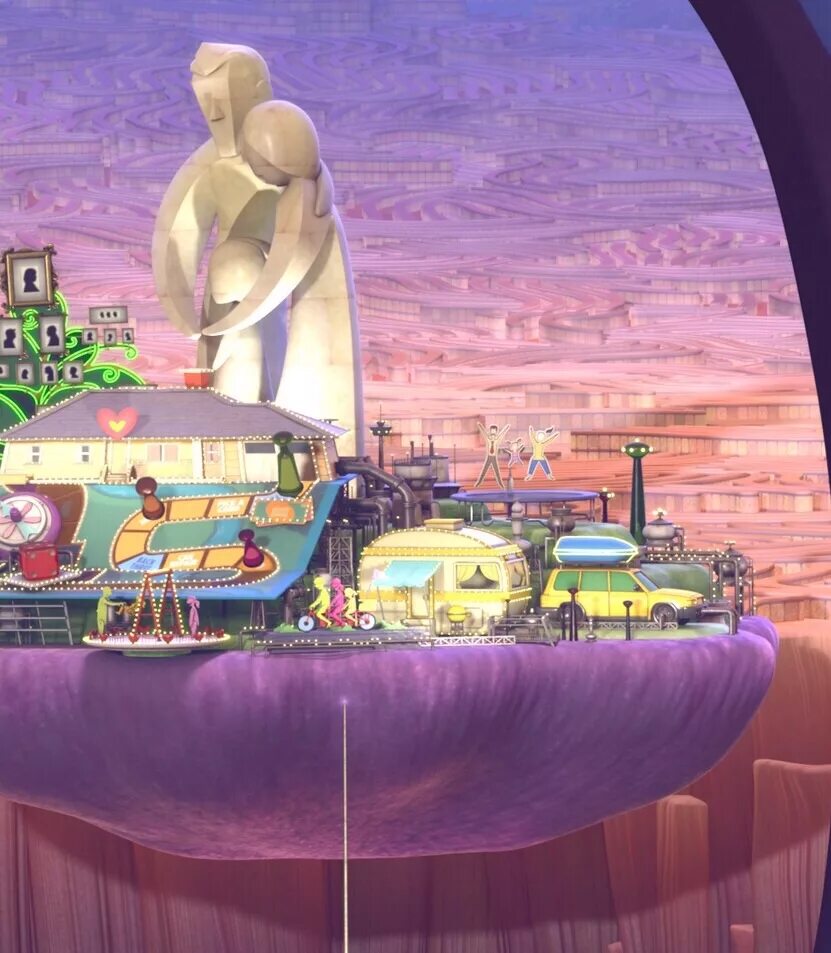 Головоломка острова личности. Головоломка острова. Острова из мультфильма головоломка. Остров семьи райли. Головоломка острова.