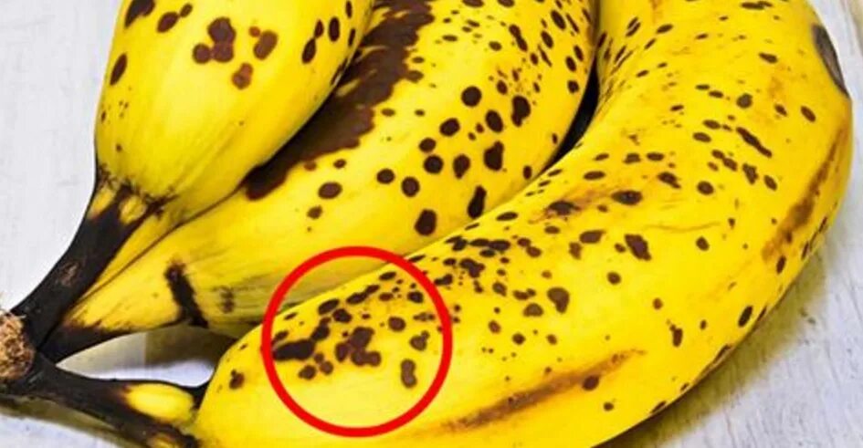 черные пятна на банане