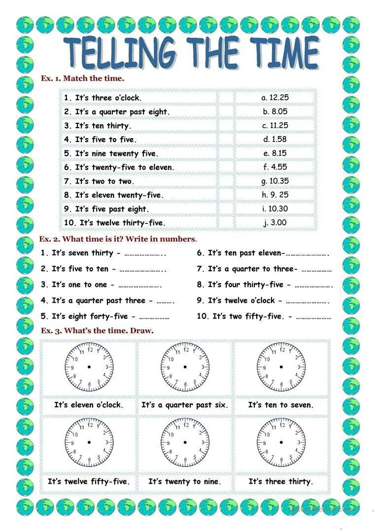 Задание на времена 8 класс. Telling the time английский язык Worksheet. Время на английском языке Worksheets. Telling the time 5 класс задания. Telling the time задания.