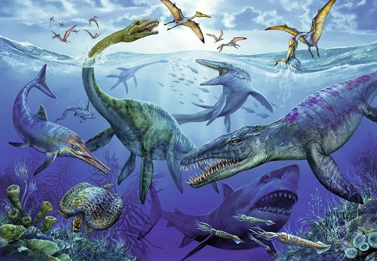 Динозавр живущий в воде. Мир Юрского периода морской динозавр. Динозавры морские Плезиозавр. Юрский период мезозойской эры. Юрский Плиозавр.