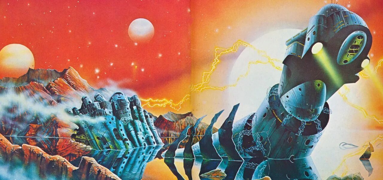 Научная фантастика 6 букв. Tony Roberts Sci Fi Art. Tony Roberts художник. Sci Fi Art 70s. Tony wwwww художник.