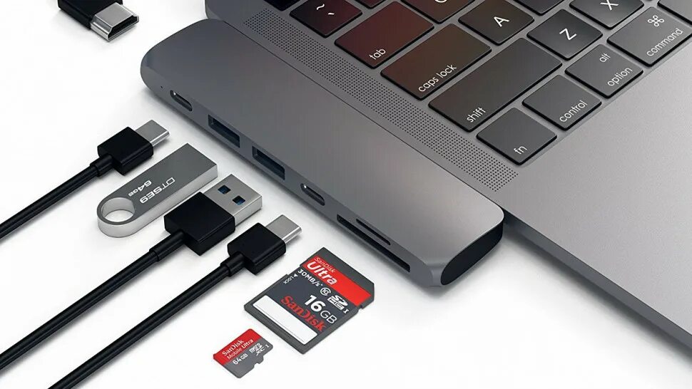 Usb c для macbook. Satechi Type-c Pro Hub Adapter. USB Type-c Hub Satechi. USB хаб макбук Satechi. Satechi Aluminum Type-c Pro Hub Adapter.