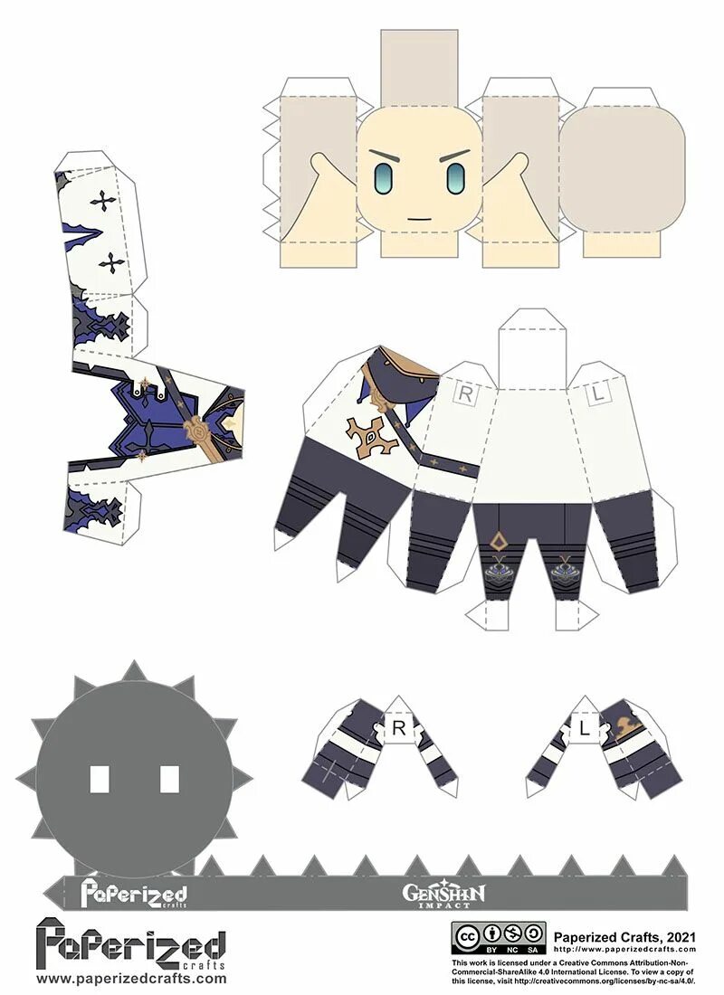 Genshin papercraft