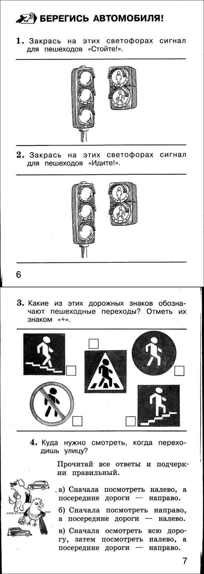 Берегись автомобиля тест окружающий мир