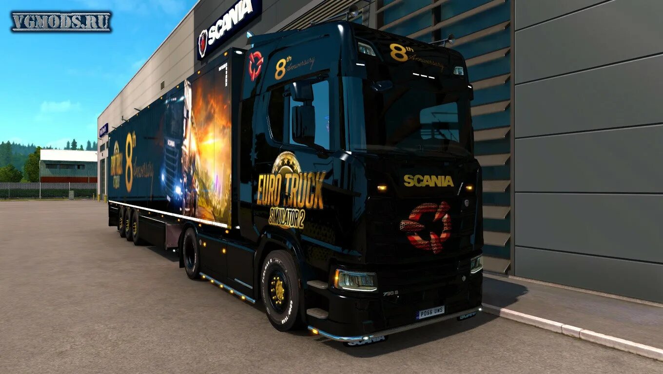 Мод грузовик етс. Scania s combo skin ets 2. евро трак симулятор 1. scania s high roof ets 2. скания делко етс 2.