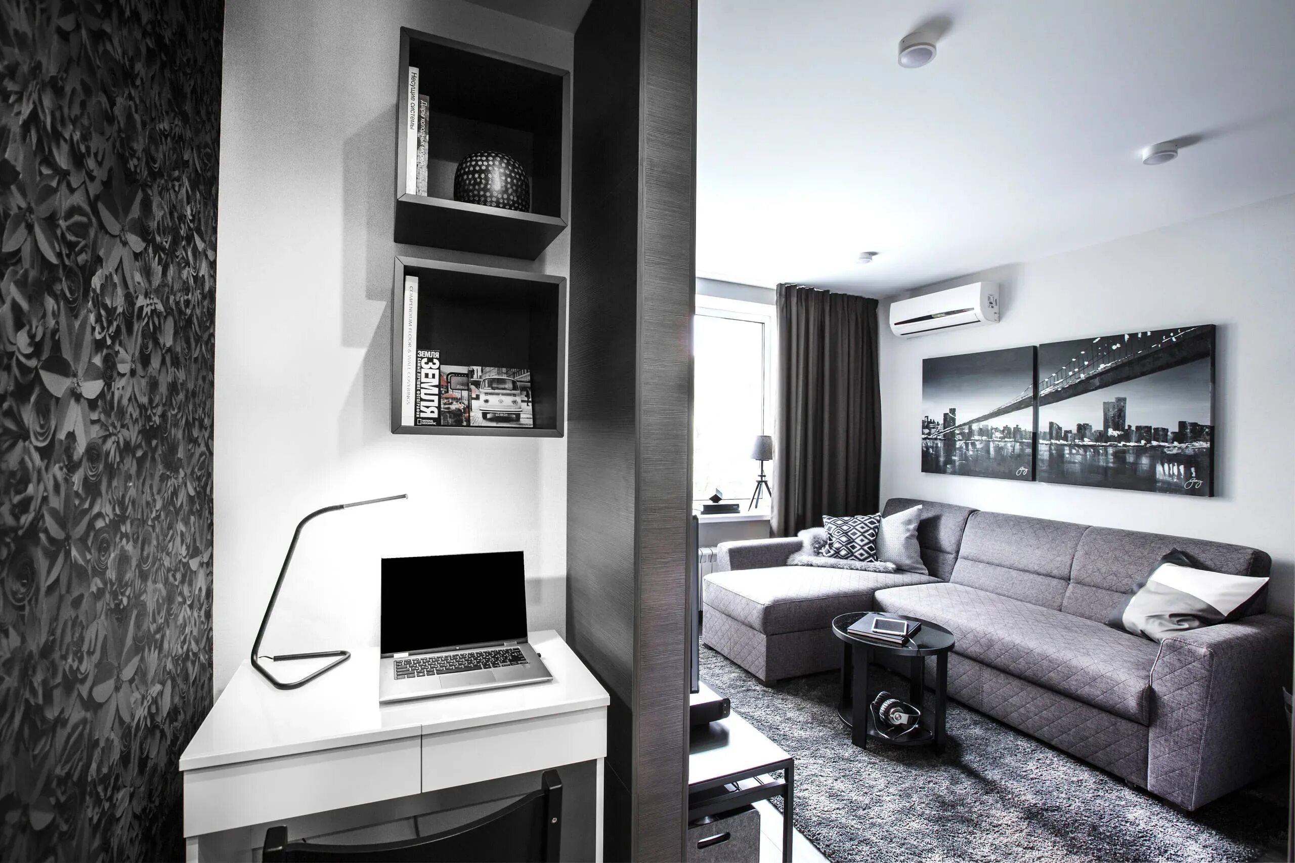 Однокомнатная хрущевка студия 30 кв. Студия 30 кв м планировка зонирование. Квартира студия из хрущевки 30 кв. Планировка однокомнатной студии 30 кв. Гостиная интерьер.