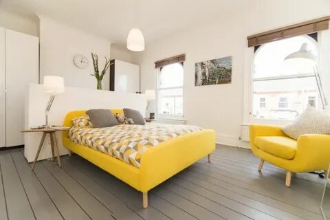 Yellow bed