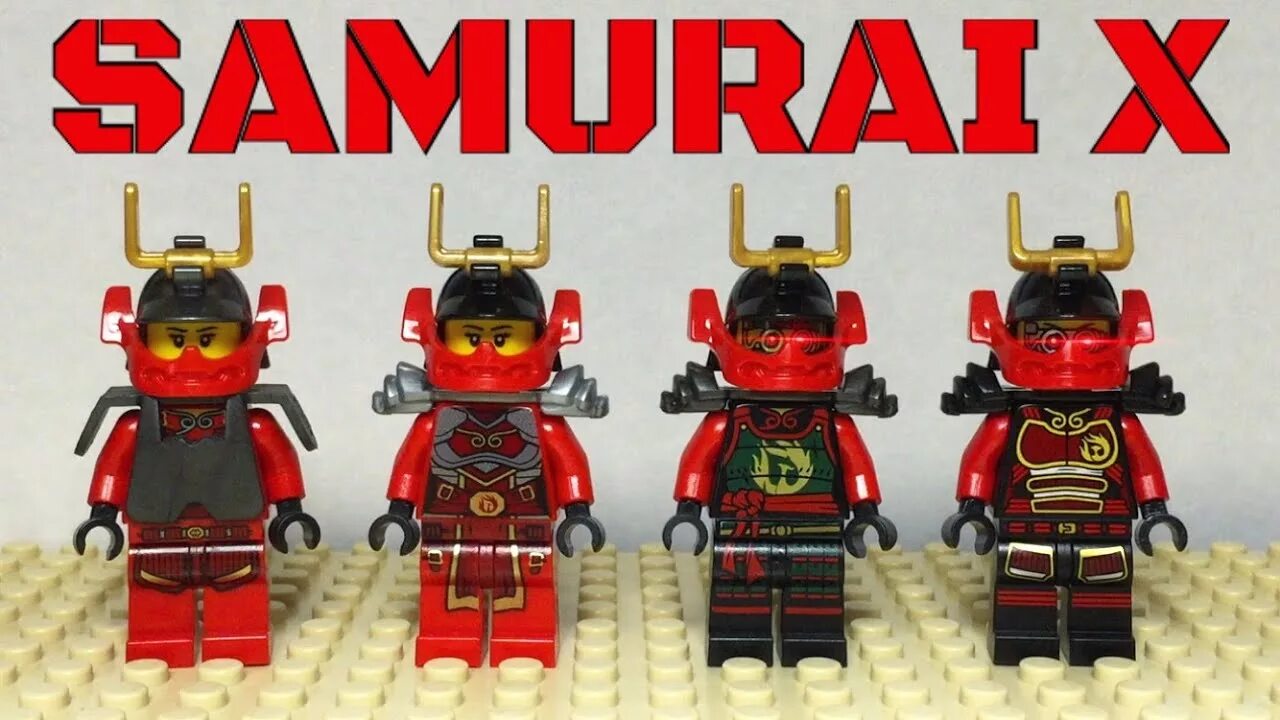 Ниндзяго самураи. Ninjago Samurai x Minifigures.