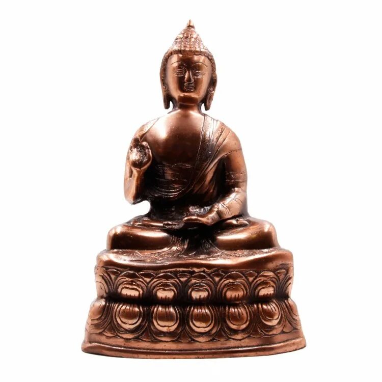 Металлическая статуэтка Будда. Будда благословляющий. Будда сувенир. Фигура Будды благословения Комоджи. Сувенир востока