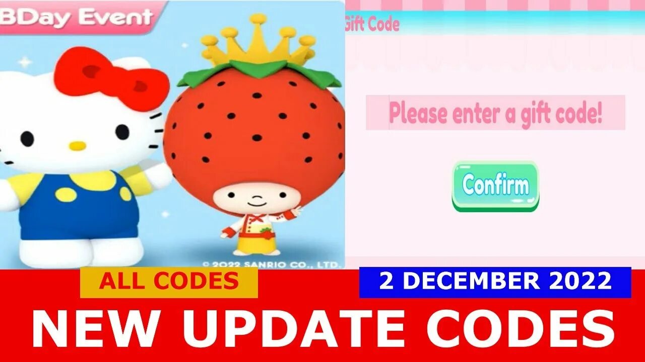 Hello kitty cafe codes