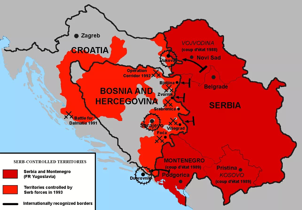 Сербия и республика сербская на карте. Границы Югославии 1990. Югославия Сербия Косово карта. Карта Югославии 1989.