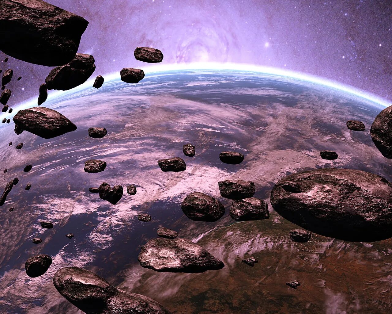 Другая земля про космос. Астероиды. Планеты и астероиды. Космические тела. Метеориты в космосе.