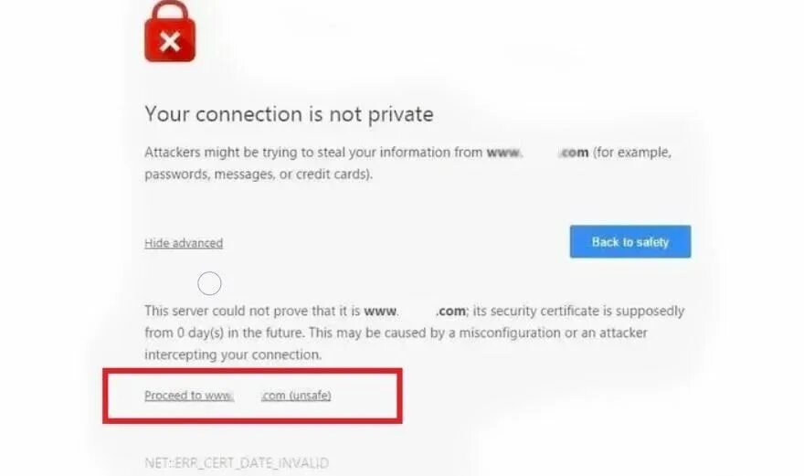 The connection to is not secure. Please check your internet connection. connection not inited telegram.
