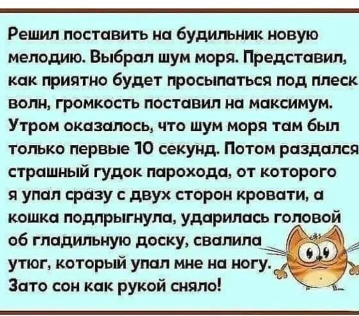 Будила поставь. Анекдоты про будильник. Анекдот про будильник смешной. Поставил на будильник шум моря. Анекдот про шум моря на будильник.