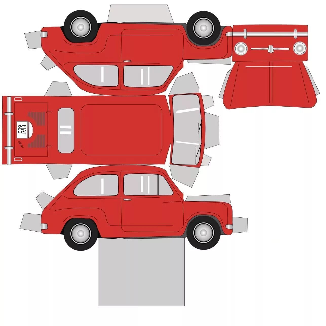 Вырезалки для детей машинки распечатать Educati Festa temática de carros, Modelos de papel, Brinquedos de papel