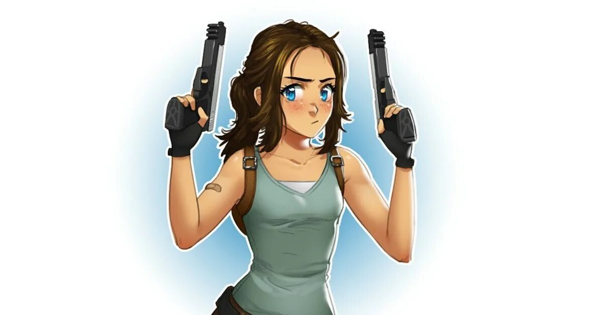 Lara croft animation